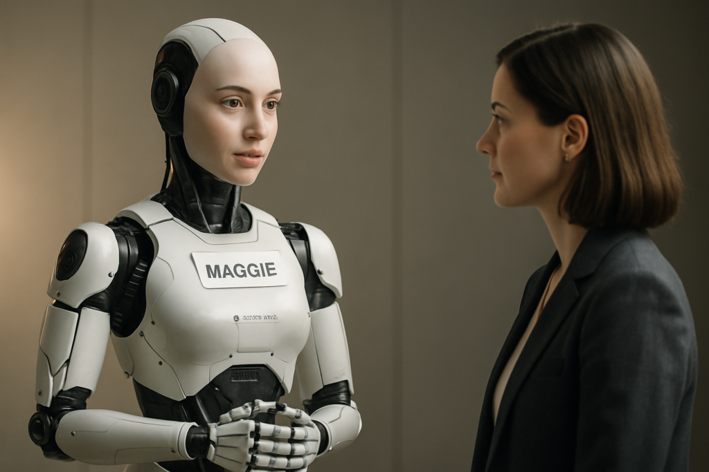 การปฏิวัติการโต้ตอบในโลกจริงด้วย AI: Maggie หุ่นยนต์สนทนาจาก Serve Robotics