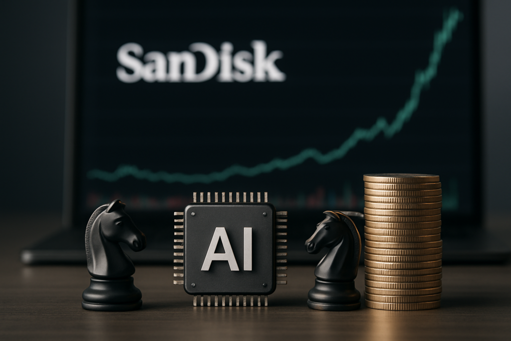 2 หุ้น AI ที่ควรซื้อก่อน Sandisk แม้ราคาขึ้นกว่า 2,200% ในปีที่ผ่านมา