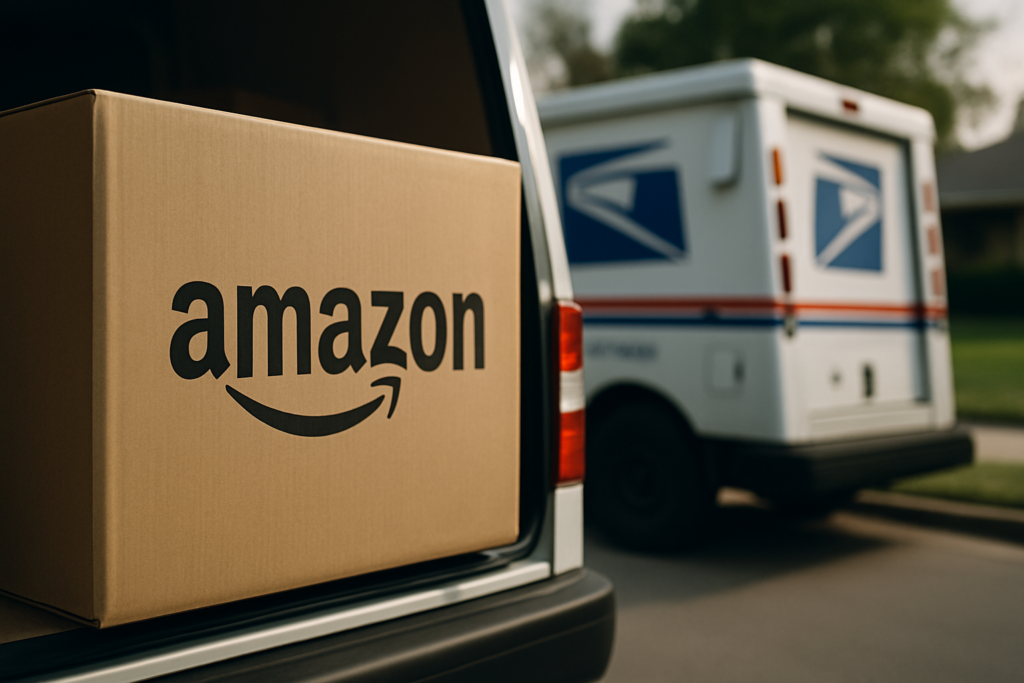 Amazon รักษาสัดส่วนการจัดส่ง 80% ผ่าน USPS ส่งผลดีต่อบริการจัดส่งในชนบท