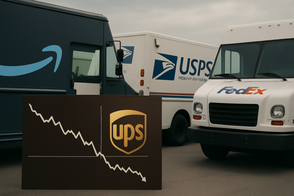 Amazon ร่วมมือ USPS ลดการจัดส่ง ส่งผลกระทบต่อหุ้น UPS และ FedEx