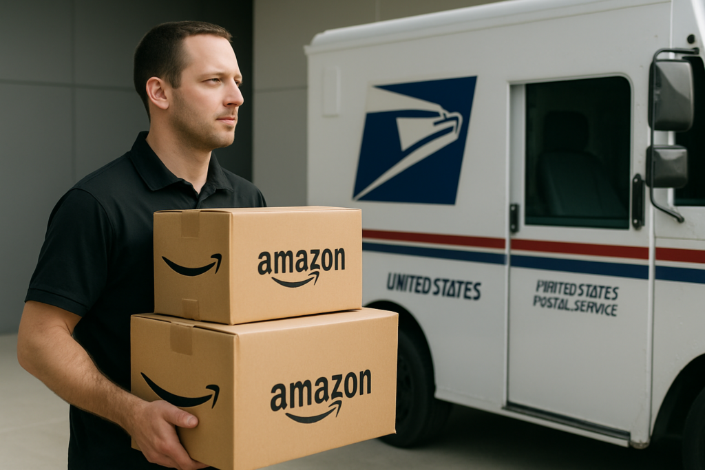Amazon รักษาสัมพันธ์กับ USPS ไว้ได้แม้ปรับลดปริมาณส่งลง 20%