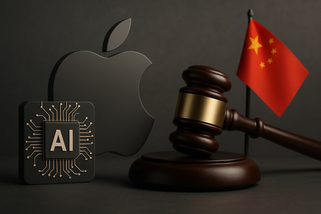 Apple เผชิญปัญหาด้านกฎระเบียบ AI ในจีน กระทบต่อการลงทุน