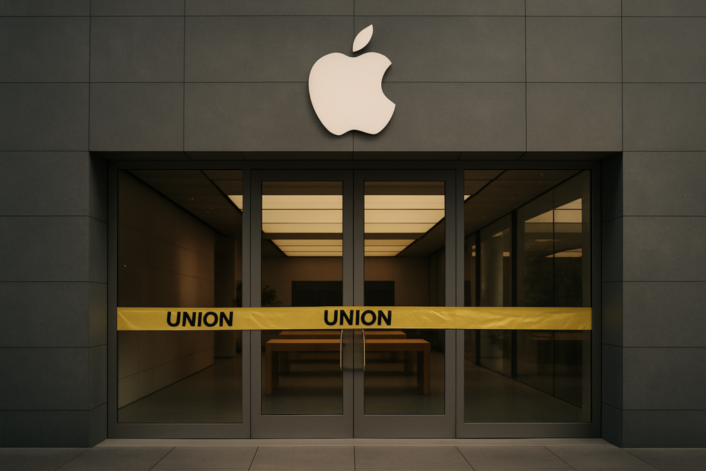 Apple ปิดสาขาร้านค้าปลีกที่มีการจัดตั้งสหภาพแรงงานแห่งแรกในสหรัฐฯ