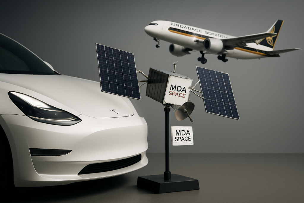 มุมมองตลาดรถยนต์: วิเคราะห์เทรนด์จาก Tesla, MDA Space และ Singapore Airlines
