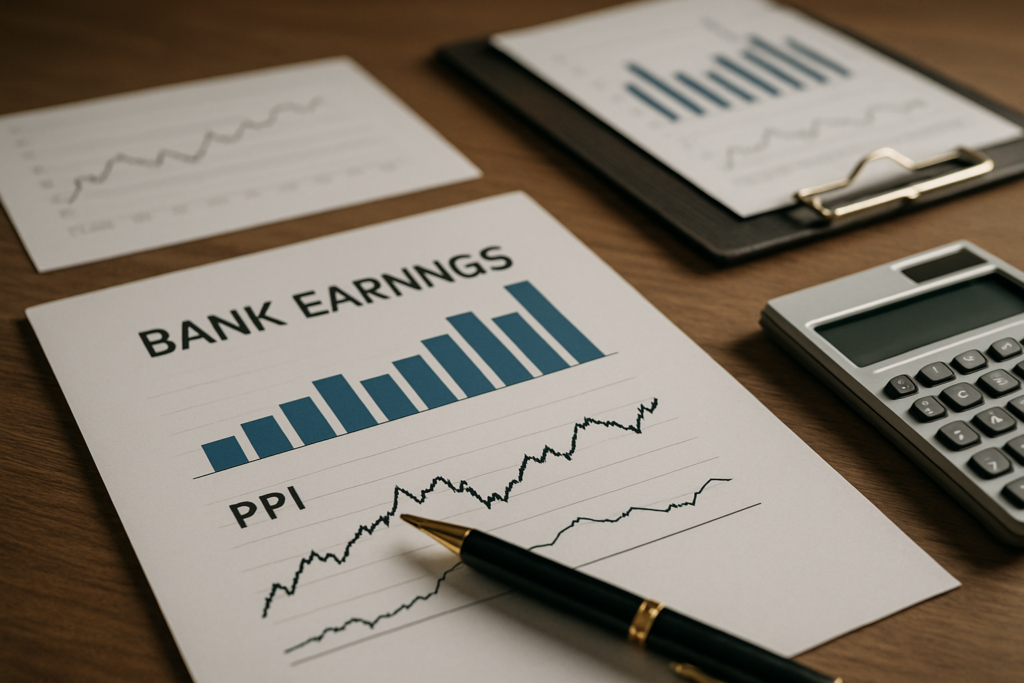 จับตาผลประกอบการธนาคารใหญ่และข้อมูล PPI เดือนมีนาคม