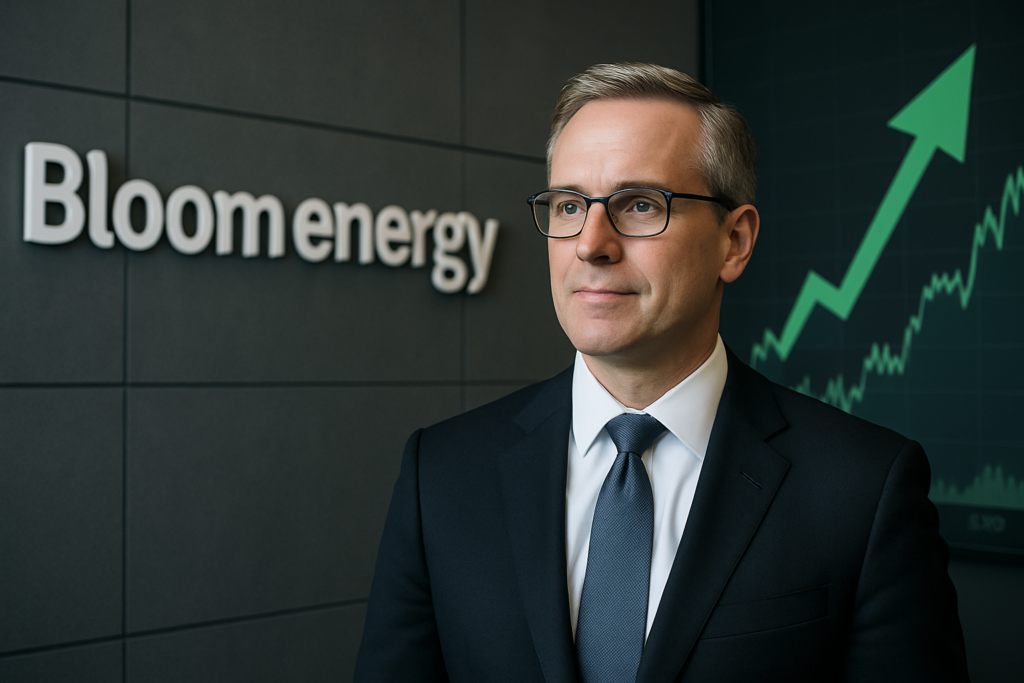 Bloom Energy (BE) ปรับตัวขึ้น 22.9% หลังแต่งตั้ง CFO ใหม่