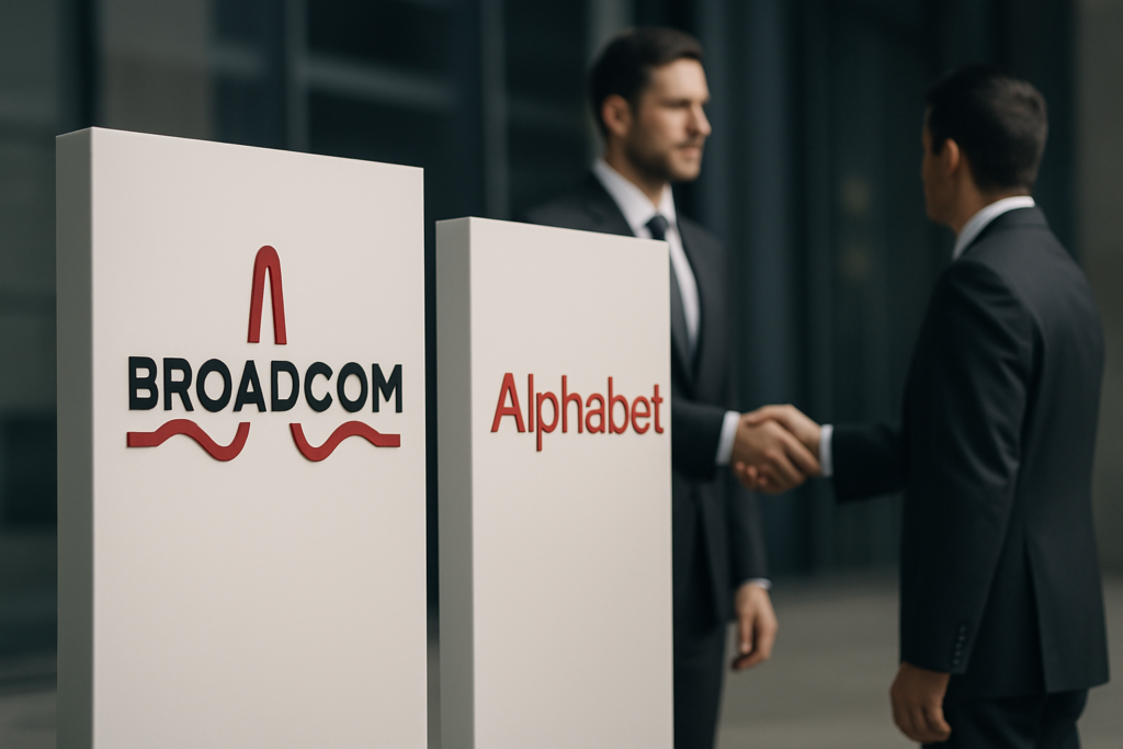 บรอดคอม (Broadcom) ขึ้นแรงหลังประกาศความร่วมมือกับอัลฟาเบท