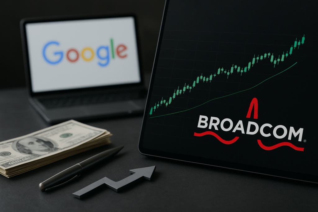 หุ้น Broadcom ขยับขึ้นหลังจากเปิดเผยข้อตกลงกับ Google