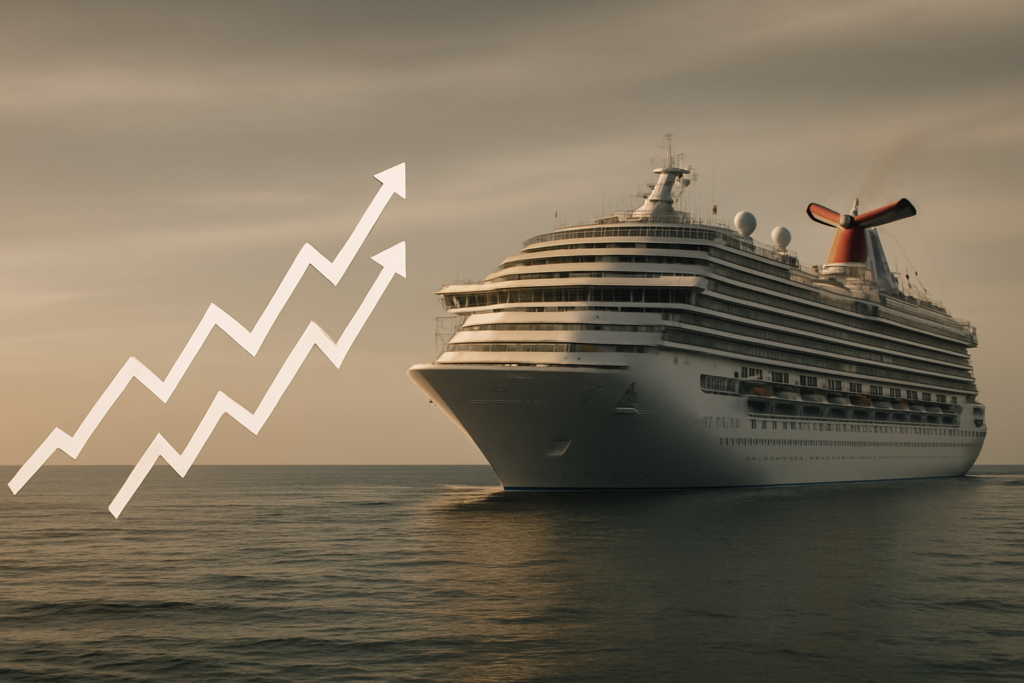 หุ้น Carnival, Royal Caribbean, และ Norwegian Cruise Line ปรับตัวสูงขึ้นท่ามกลางความหวังที่ดีขึ้น