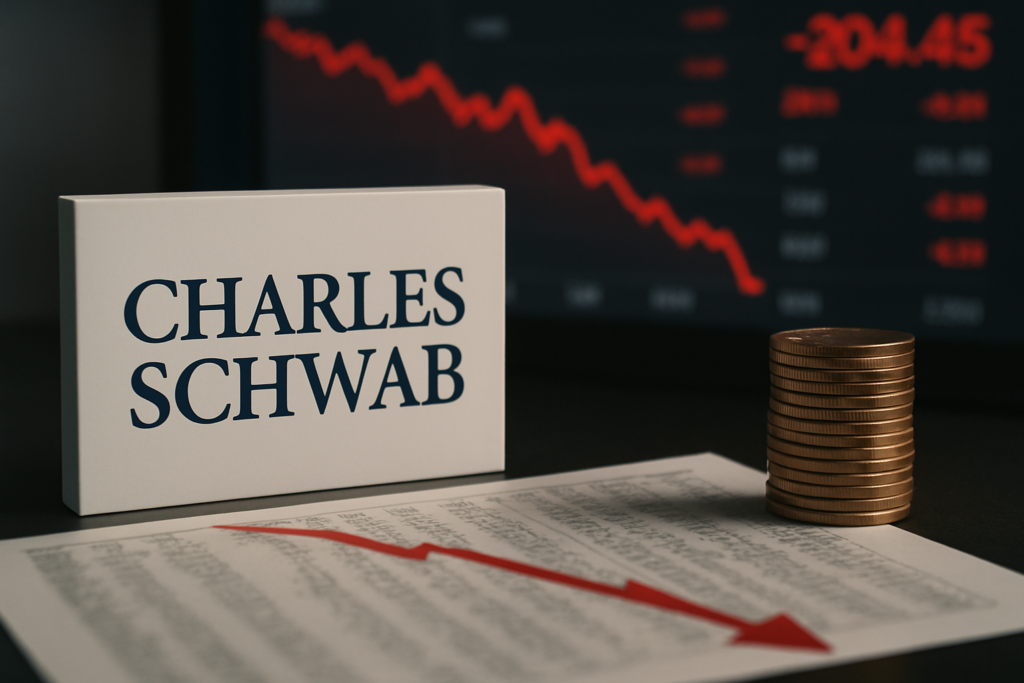 ทำไมหุ้น Charles Schwab ถึงร่วงแรงวันนี้