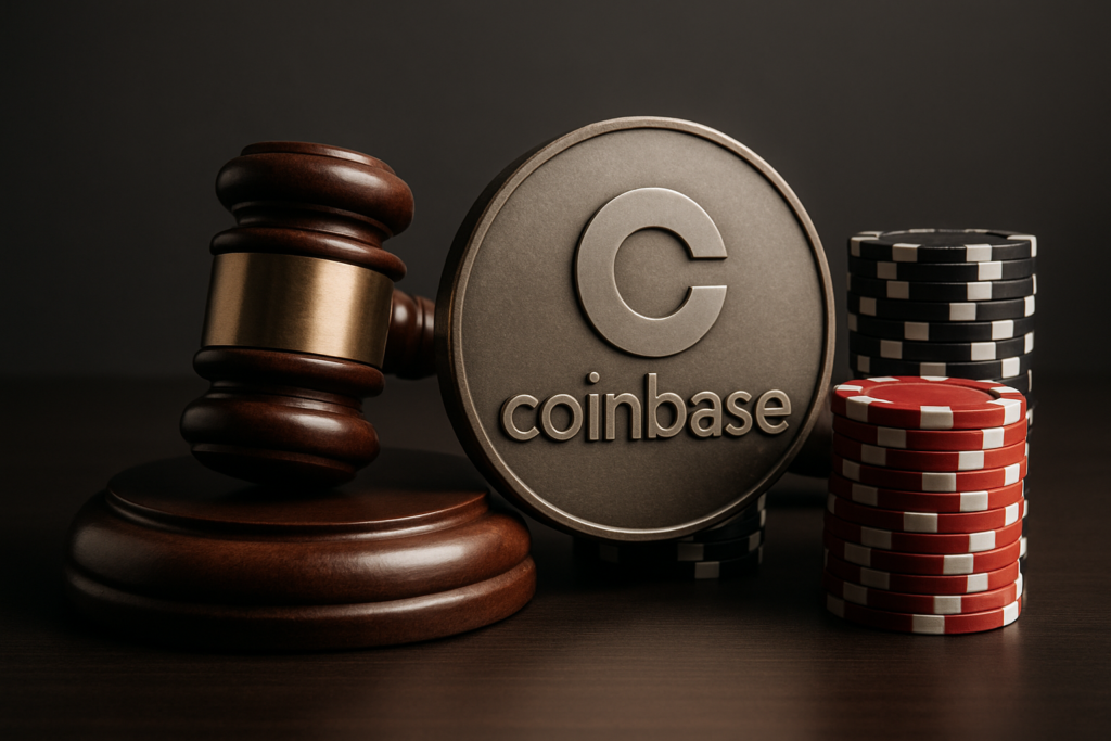 คดีฟ้องร้อง Coinbase เกี่ยวกับการพนันออนไลน์ของผู้เยาว์ กระทบต่อการประเมินมูลค่า