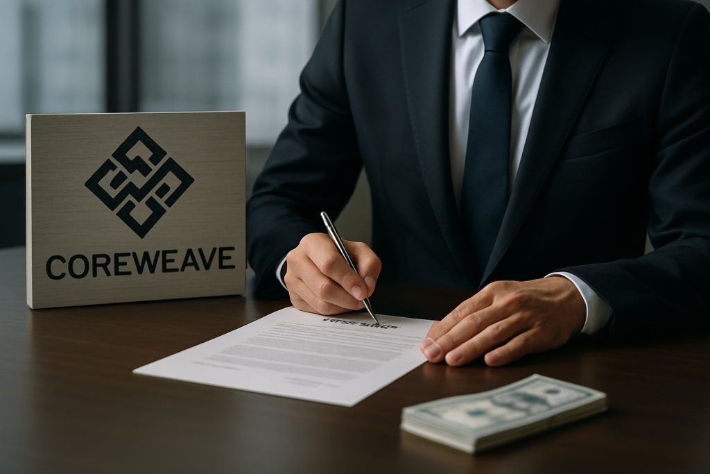 CoreWeave (CRWV) เซ็นสัญญามูลค่าหมื่นล้าน ดันราคาขึ้น 24%