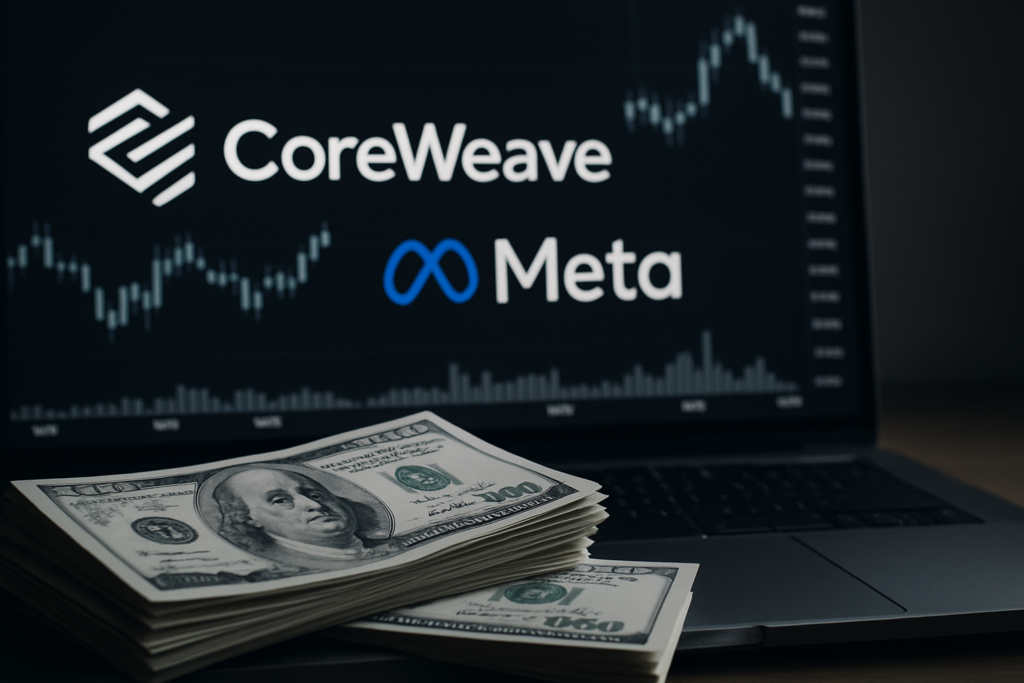 CoreWeave ทำข้อตกลงมูลค่า 21 พันล้านดอลลาร์กับ Meta: ผลกระทบต่อหุ้น