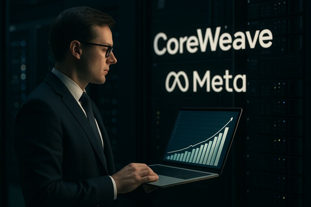 หุ้น CoreWeave เพิ่มขึ้น 8% หลังเซ็นสัญญา AI มูลค่า 21 พันล้านดอลลาร์กับ Meta