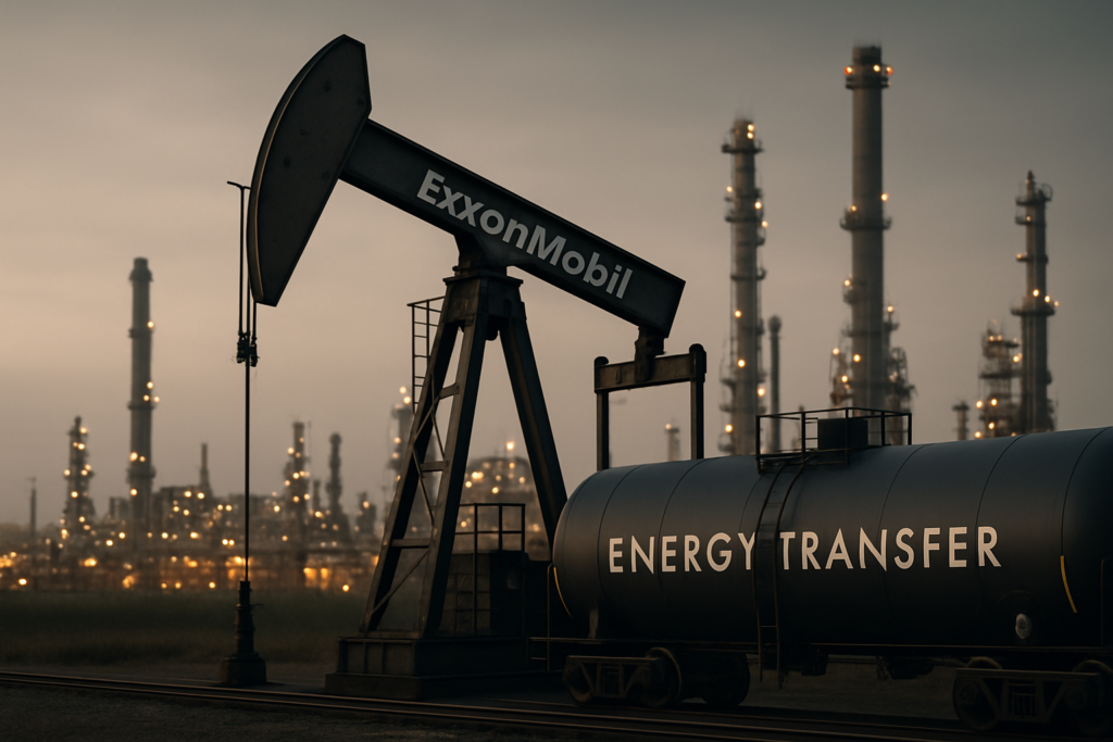 หุ้นพลังงานน่าสนใจ ExxonMobil และ Energy Transfer ในช่วงราคาน้ำมันสูง