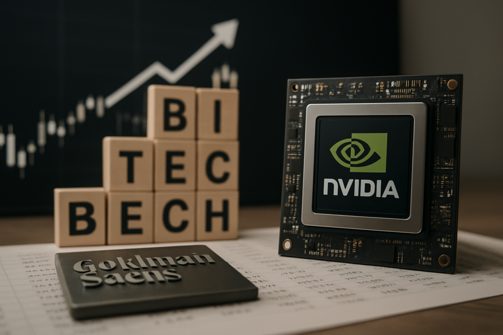 โกลด์แมน แซคส์ แนะซื้อหุ้น Nvidia และ Big Tech ท่ามกลางภาวะตลาด