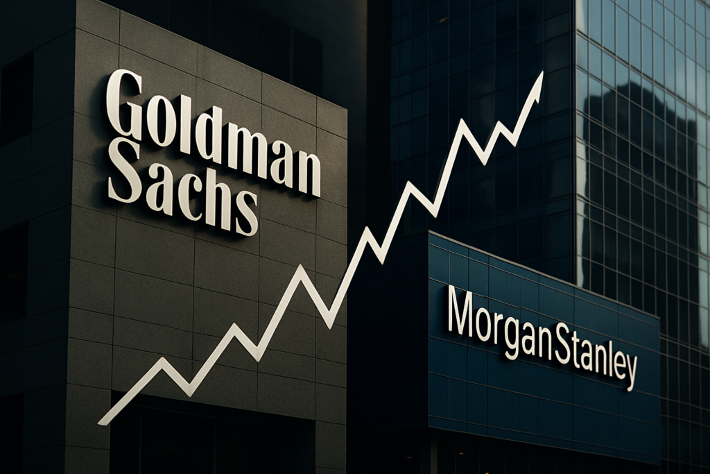 Goldman Sachs กับ Morgan Stanley: หุ้นไหนมีโอกาสเติบโตมากกว่ากัน?