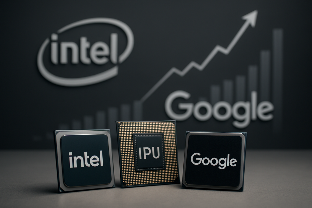 Intel และ Google ร่วมมือพัฒนา IPU ส่งผลดีต่อราคาหุ้น