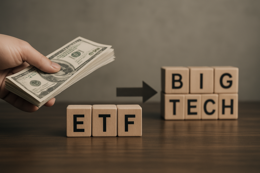 นักลงทุนหันเหเงินลงทุนจาก Big Tech ไปยัง ETF