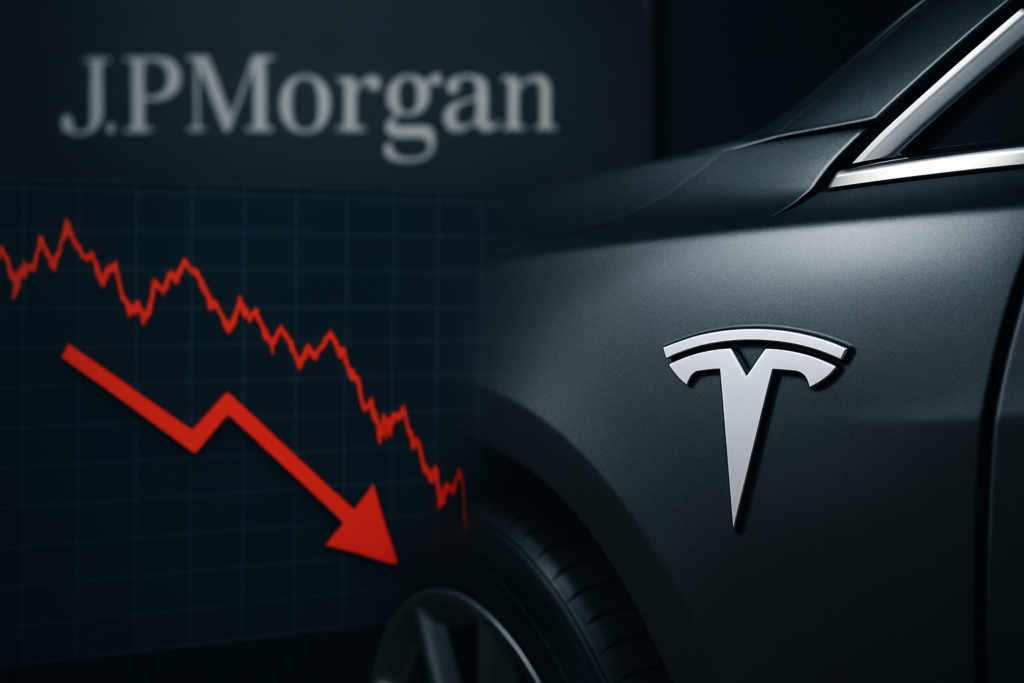 JPMorgan เตือนหุ้น Tesla อาจลดลงถึง 60% พร้อมคำแนะนำสำหรับนักลงทุน