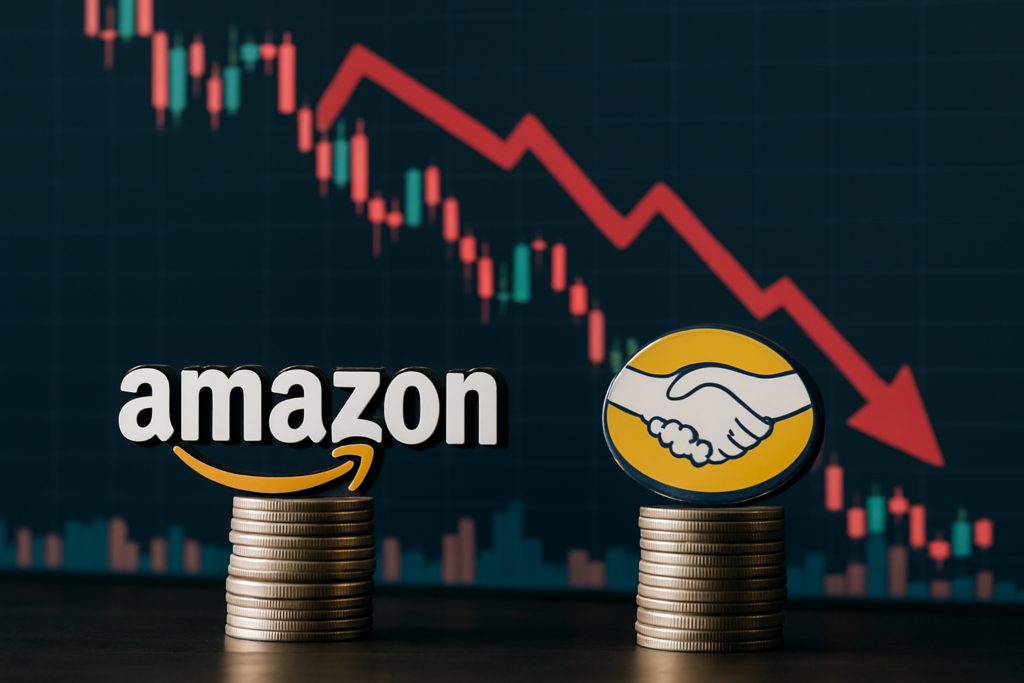ตลาดหุ้นปรับลดลง: ควรลงทุนในหุ้น Amazon หรือ MercadoLibre ก่อนดี?