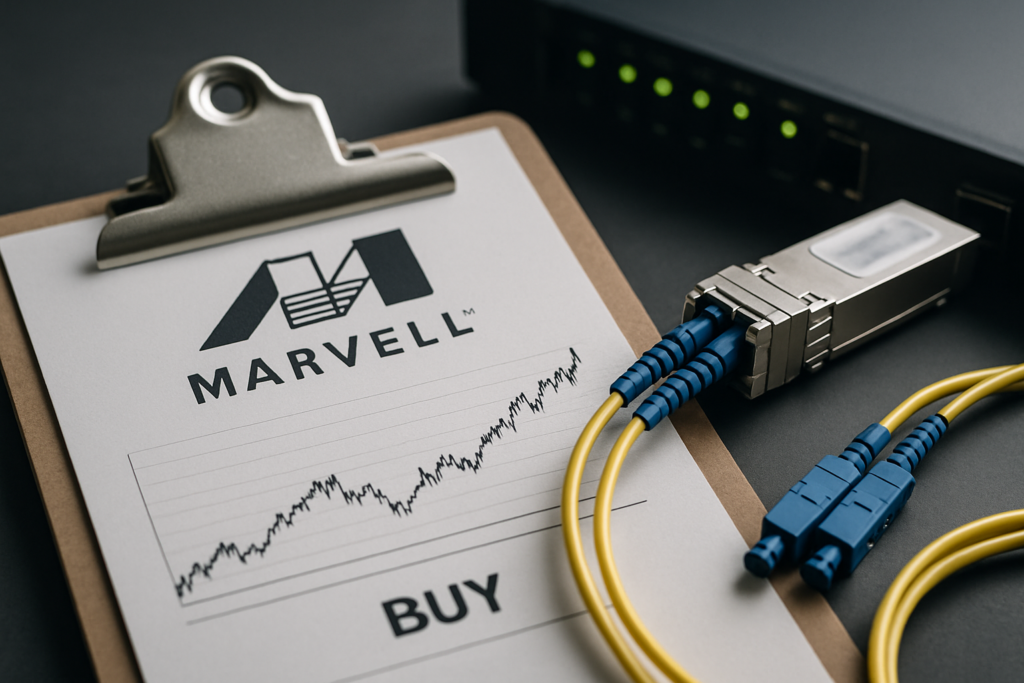 หุ้น Marvell ได้รับการปรับเพิ่มคำแนะนำ มุ่งเน้นเทคโนโลยีเครือข่ายออปติคอล