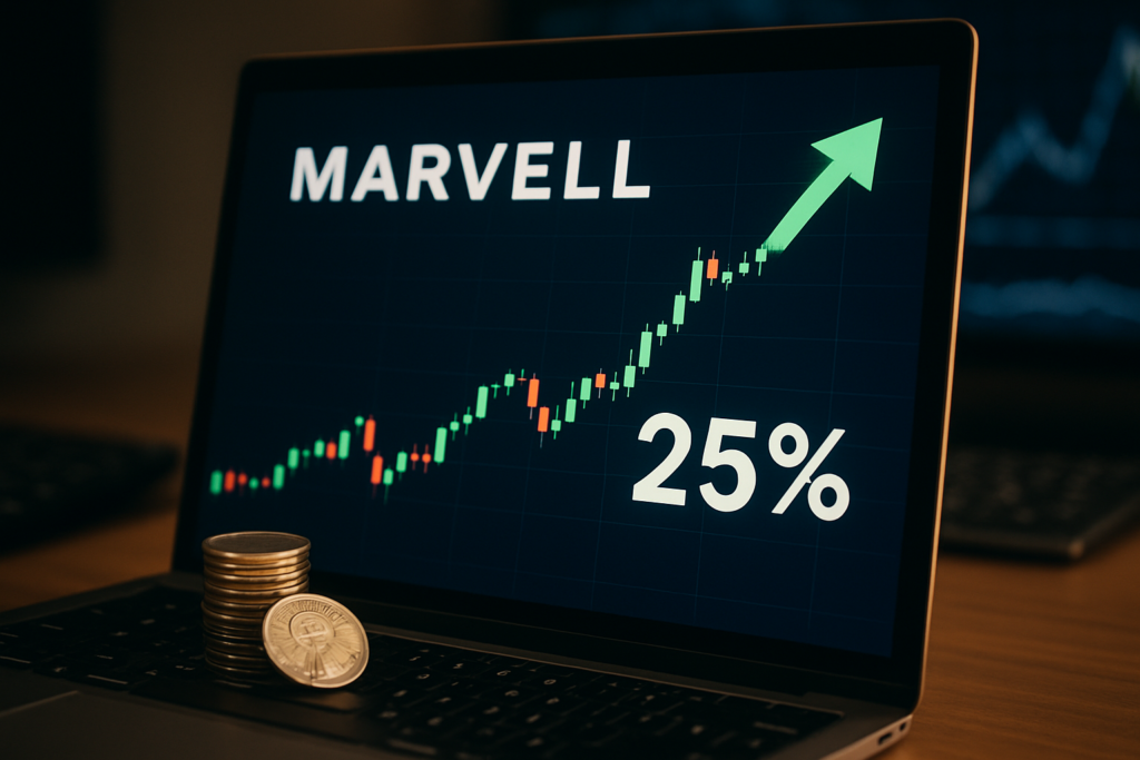 Marvell Technologies ราคาหุ้นพุ่ง 25% ตามการคาดการณ์จากธนาคารชั้นนำ