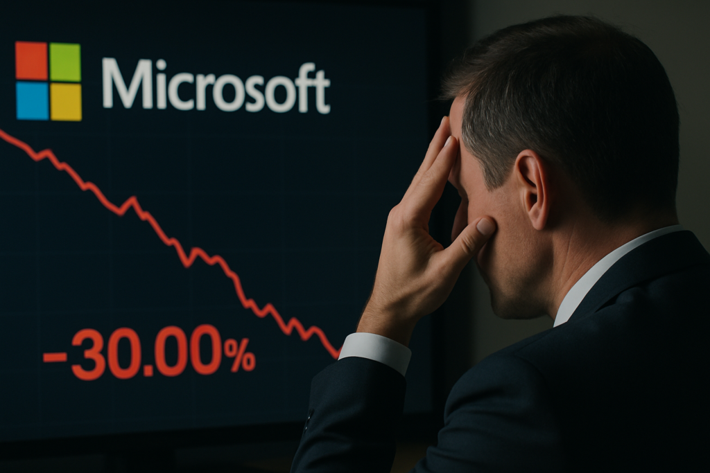 หุ้น Microsoft ตกลง 30% จากจุดสูงสุด นักลงทุนควรจับตามองอะไรต่อไป?