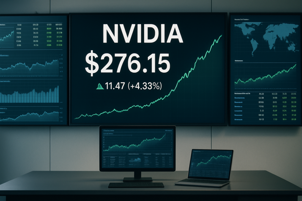 คาดการณ์ราคาหุ้น Nvidia จะพุ่งถึง 276 ดอลลาร์ภายในสิ้นปี 2026