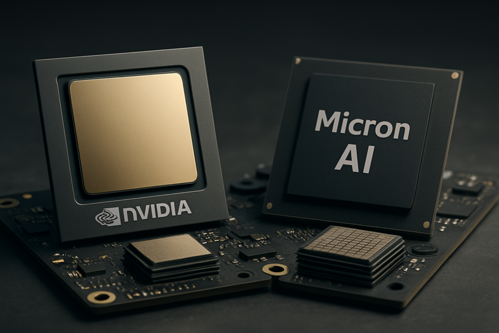 Nvidia กับ Micron: หุ้นชิป AI ตัวไหนมีศักยภาพเติบโตมากกว่ากัน?