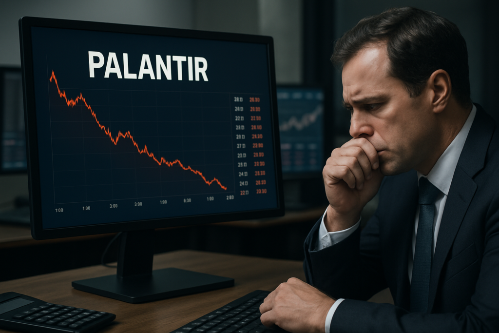 หุ้น Palantir ร่วงหนักจากการแข่งขัน AI ที่เพิ่มขึ้น