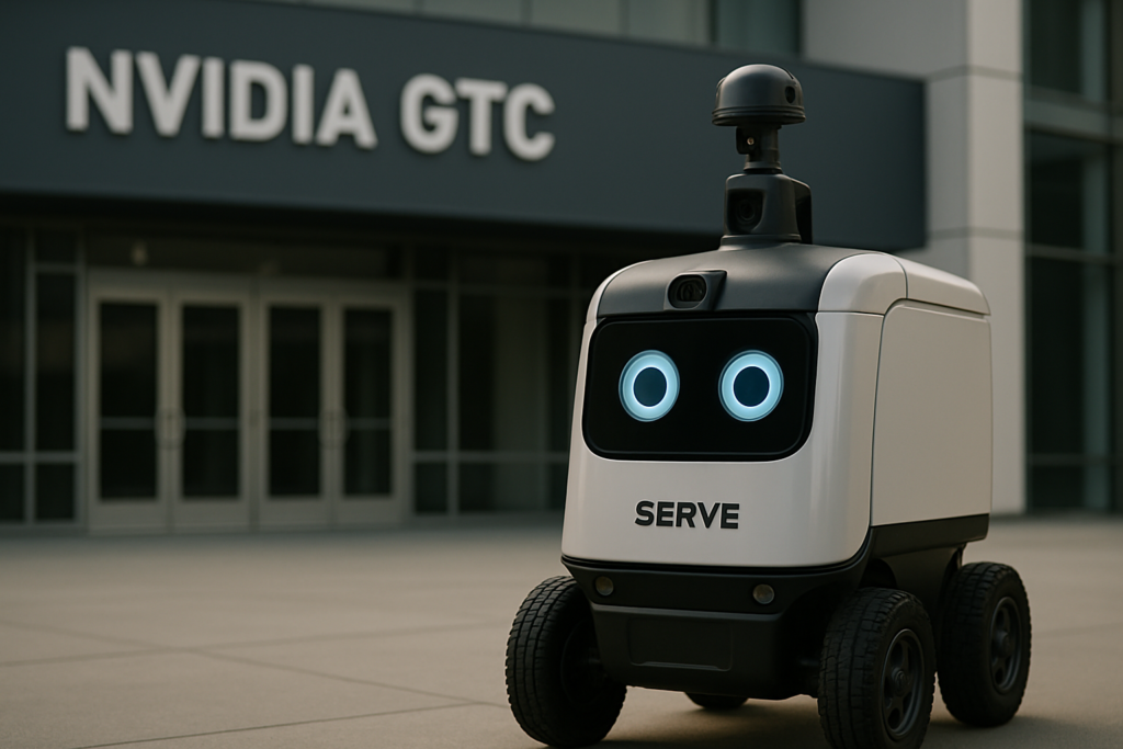 Serve Robotics เปิดตัวหุ่นยนต์สนทนาขับเคลื่อนด้วย Edge AI ที่ NVIDIA GTC 2026
