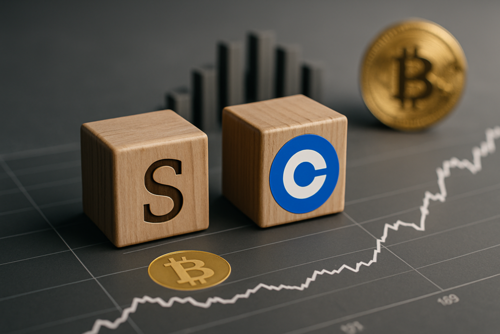 หุ้นที่ควรจับตามอง: Strategy และ Coinbase ขึ้นแรงจากราคาบิตคอยน์