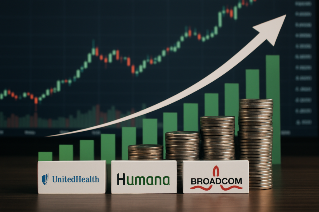 หุ้นน่าจับตามอง: UnitedHealth, Humana, และ Broadcom ขึ้นราคาในตลาด