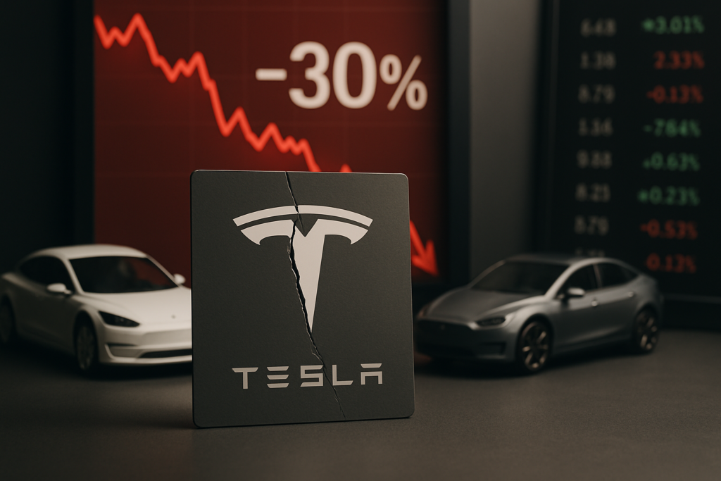 การร่วงลง 30% ของหุ้น Tesla สั่นสะเทือนตลาดหุ้น EV พร้อมโอกาสใน 2 หุ้นที่น่าจับตามอง