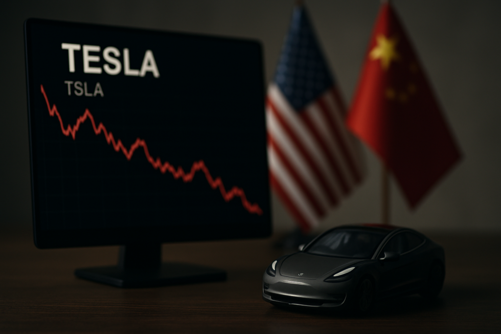 หุ้น Tesla (TSLA) ร่วงกว่า 3% หลังความตึงเครียดทางการเมืองเพิ่มสูงขึ้น