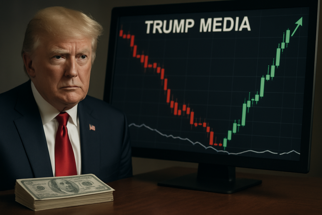 หุ้น Trump Media ร่วง 13.3% ในเดือนมีนาคม แต่กลับมาฟื้นตัวในเดือนเมษายน